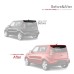 TUON REAR SPOILER SET FOR KIA SOUL 2008-12